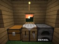 Depixel cleans up the vanilla look of Minecraft and still brings a realistic touch (Image via Mojang)